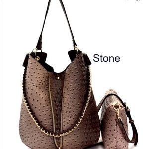 Shoulder bag with matching insert/crossbody